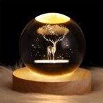 گوی کریستالی سه بعدی طرح گوزن