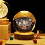 گوی کریستالی سه بعدی طرح منظومه شمسی