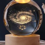 گوی کریستالی سه بعدی طرح کهکشان راه شیری