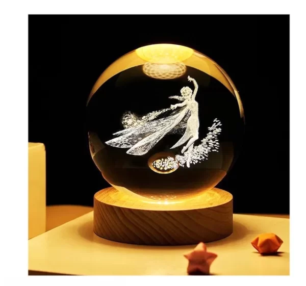 گوی کریستالی سه بعدی طرح فروزن