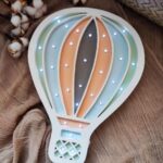 چراغ خواب چوبی بالون