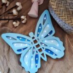 چراغ خواب چوبی پروانه