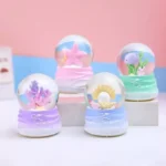 ALT=گوی شیشه‌ای چراغدار طرح دریا