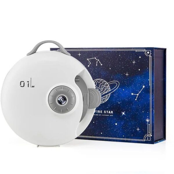 Alt=ویدئو پروژکتور اسپیکردار 32 در 1 مدل one fire star projector WH -E18