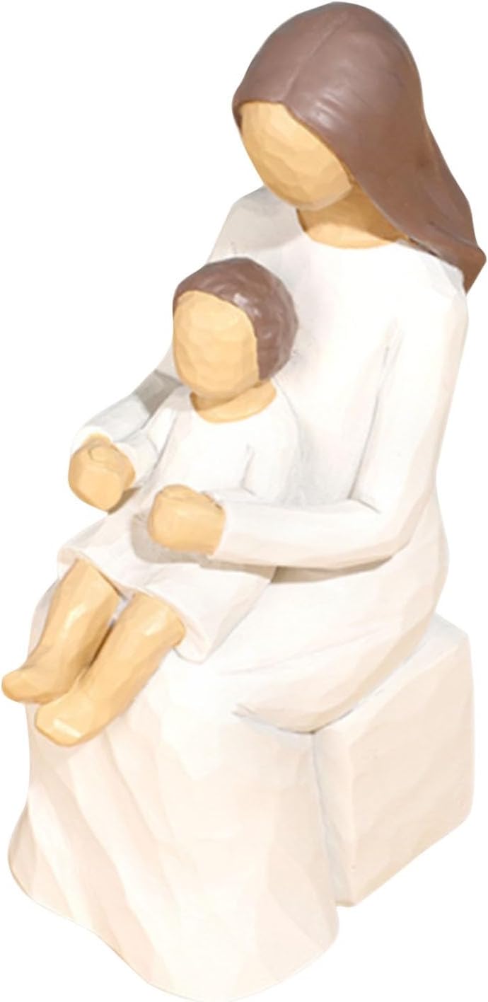 alt=مجسمه مادر و کودک