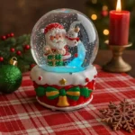 گوی کریسمسی بابانوئل و هدیه| دکوری کریسمسی فانتزی